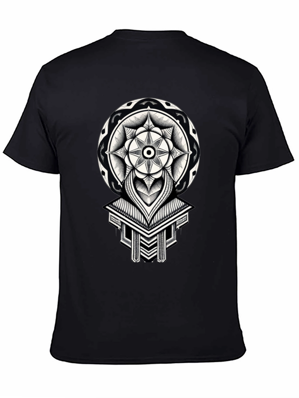 Geometric Mandala Graphic Tee