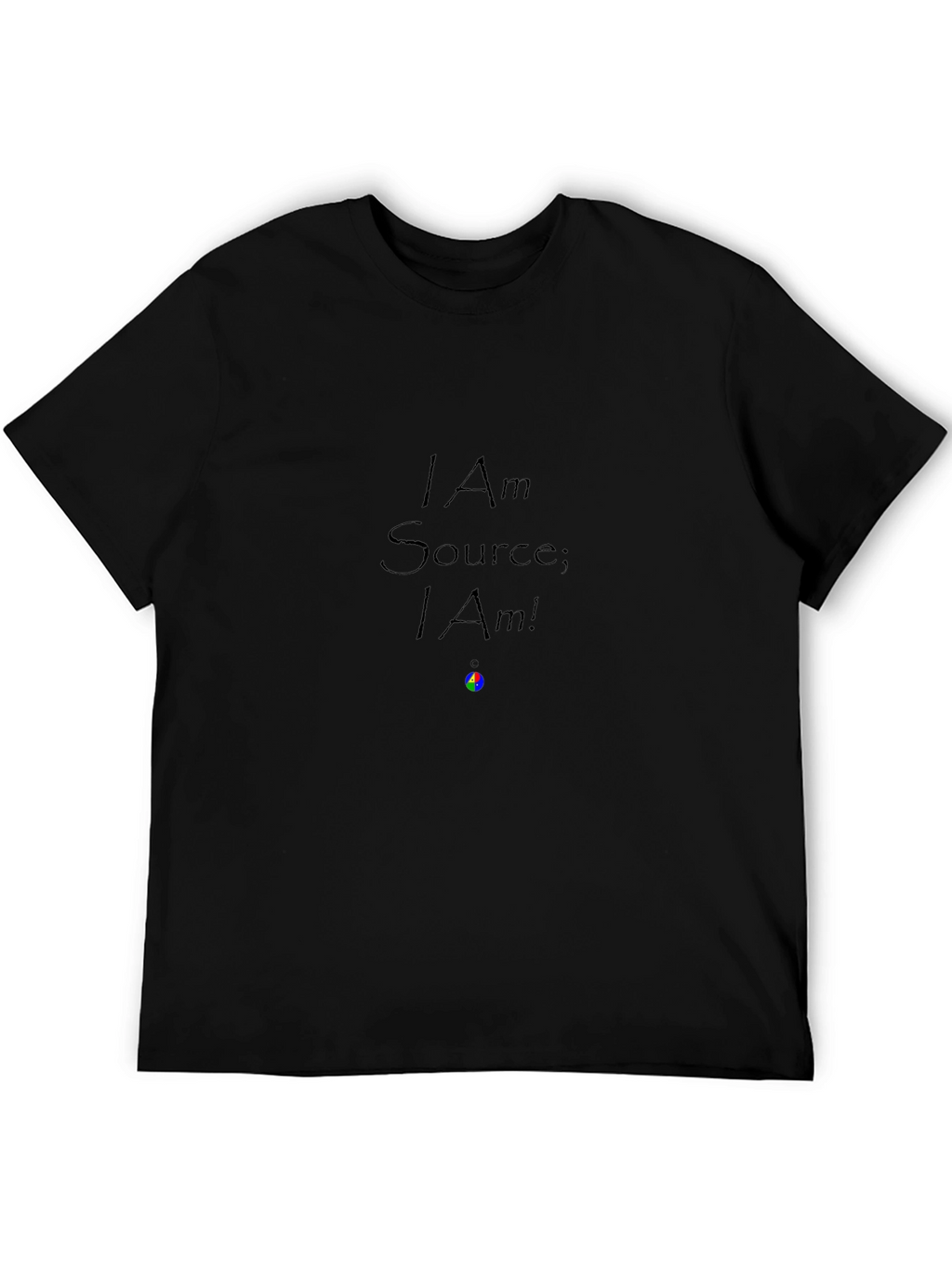I Am Source Black T-Shirt