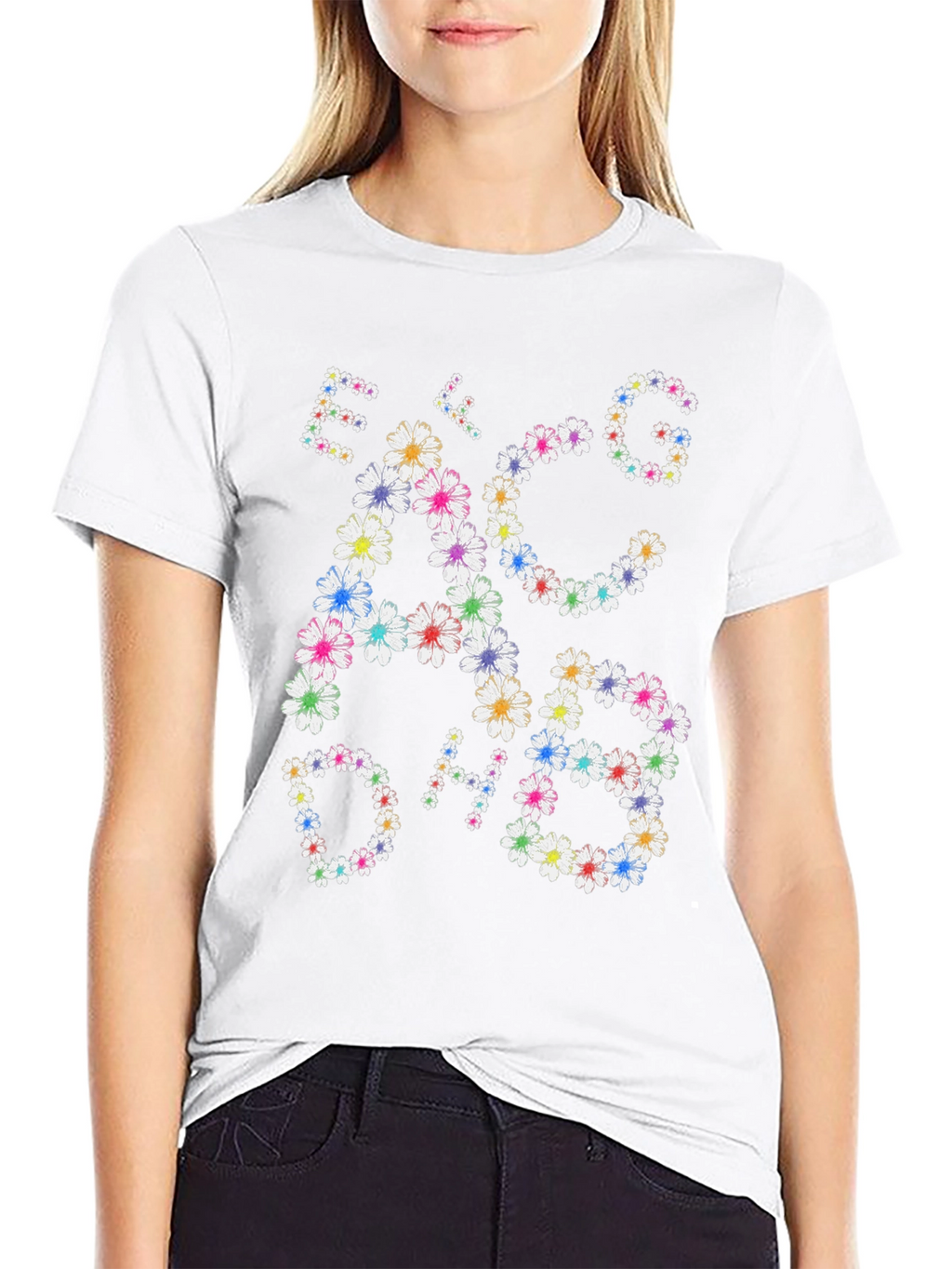 Floral Music Notes T-Shirt - Band Tee