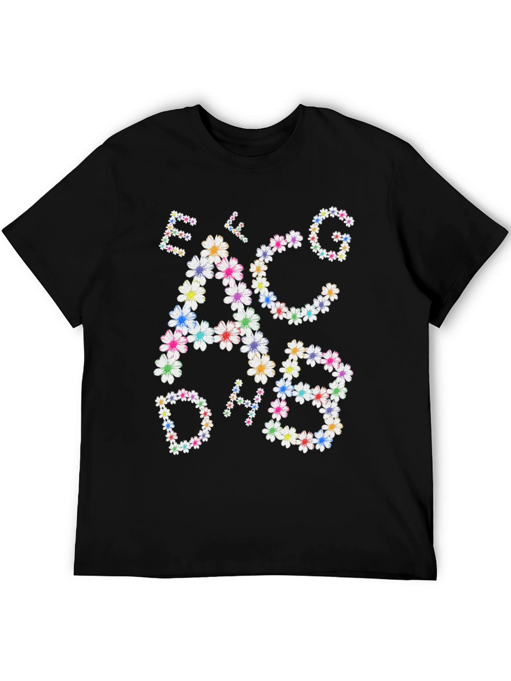 Floral Music Notes T-Shirt - Band Tee