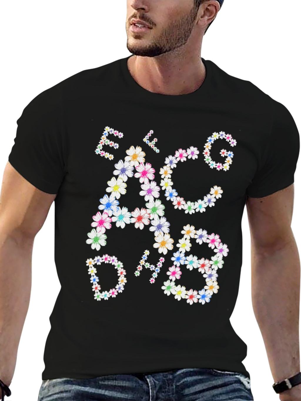 Floral Music Notes T-Shirt - Band Tee