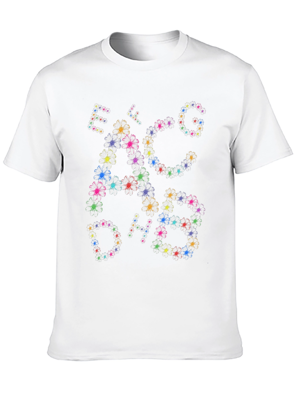 Floral Music Notes T-Shirt - Band Tee