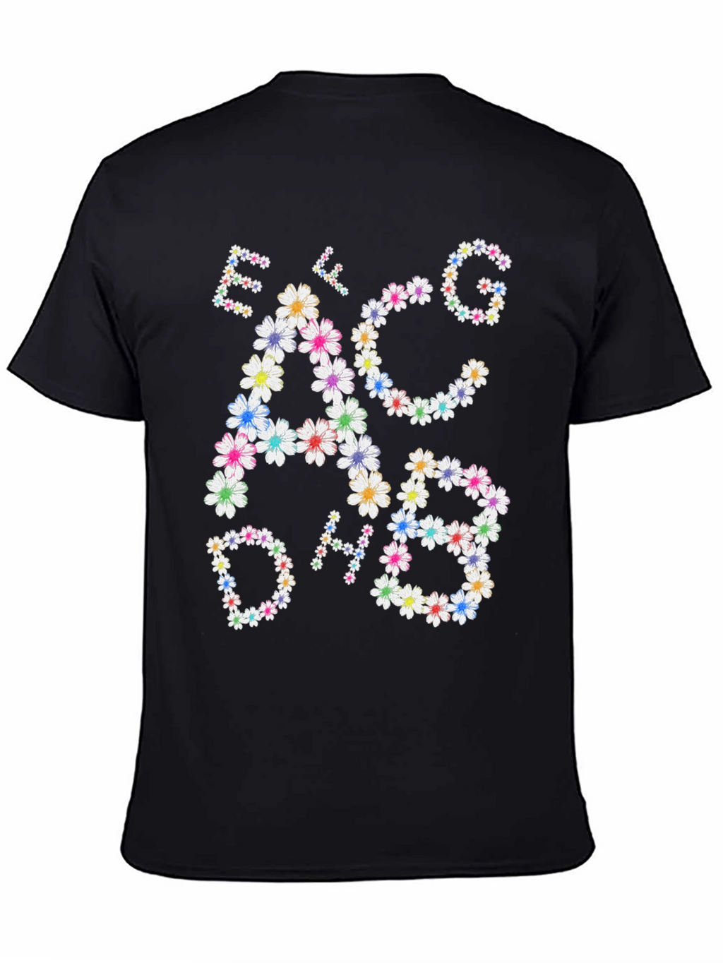 Floral Music Notes T-Shirt - Band Tee