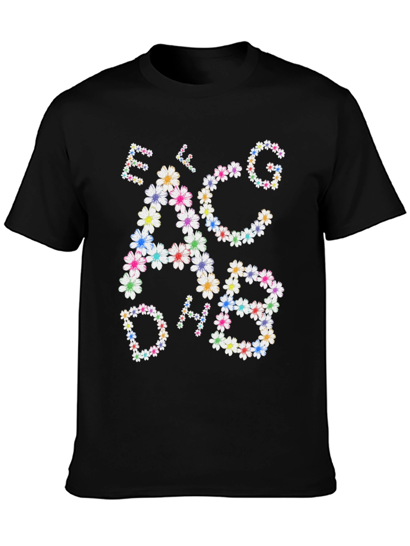 Floral Music Notes T-Shirt - Band Tee