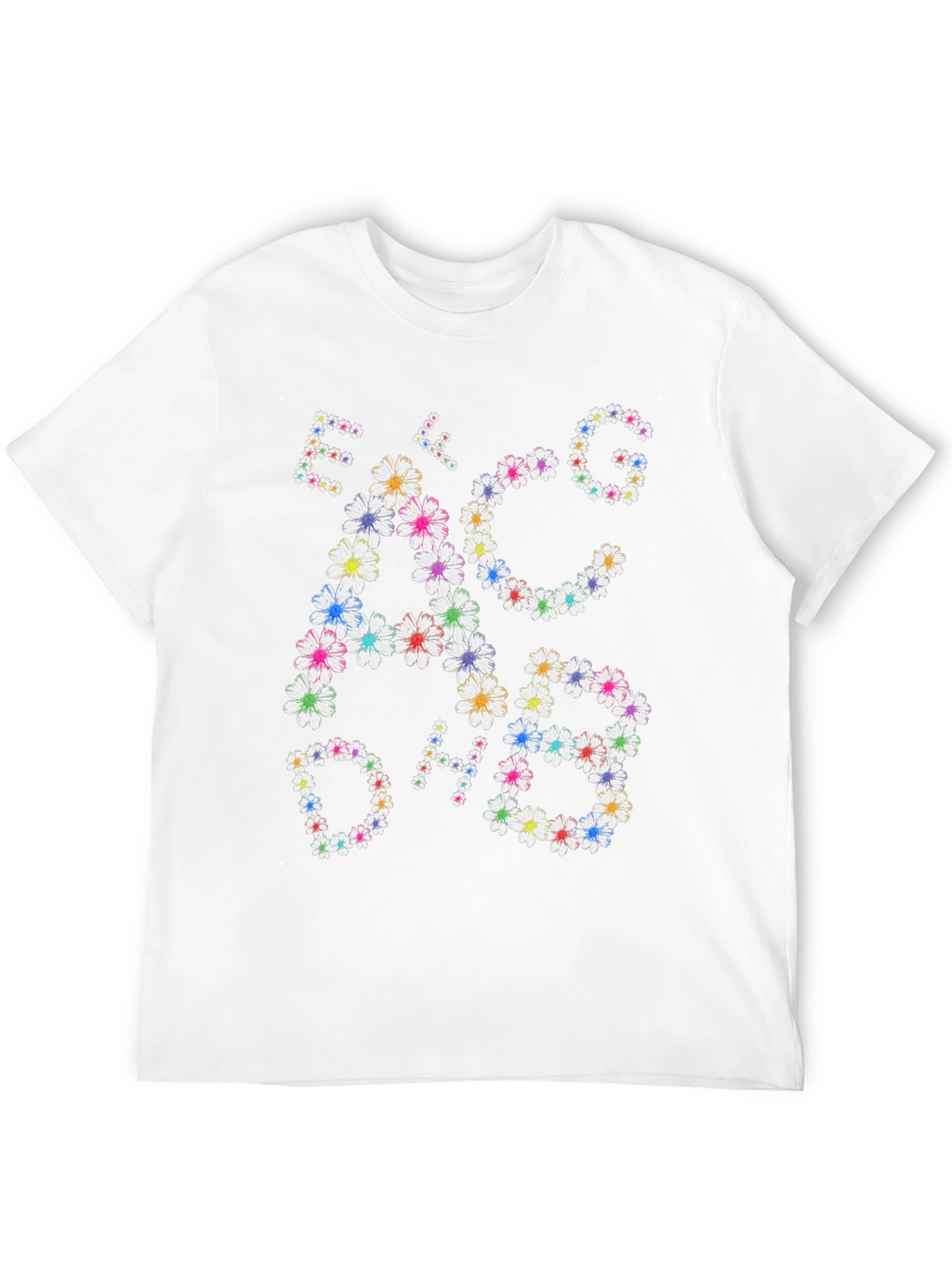 Floral Music Notes T-Shirt - Band Tee