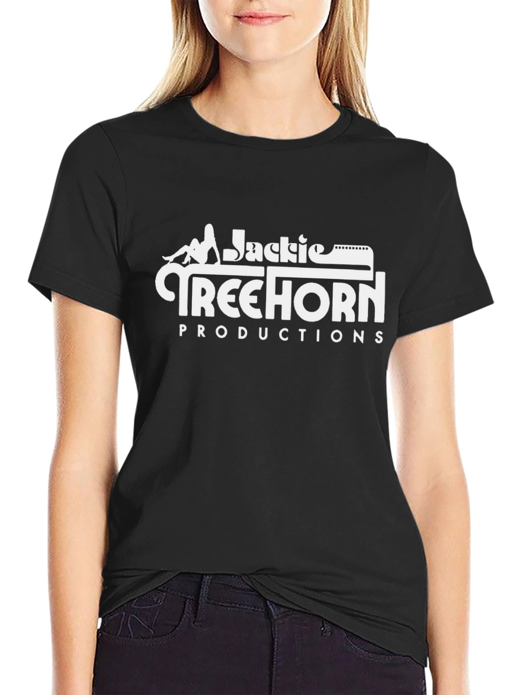 Jackie Treehorn Productions Black T-Shirt