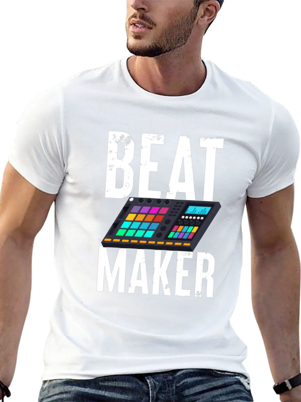 Beat Maker Graphic T-Shirt - Music Producer Apparel