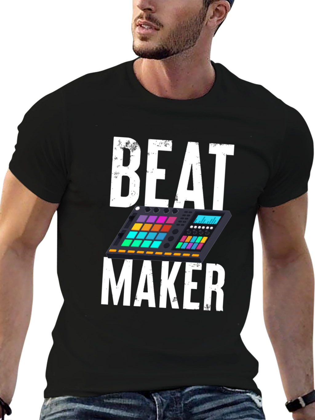 Beat Maker Graphic T-Shirt - Music Producer Apparel