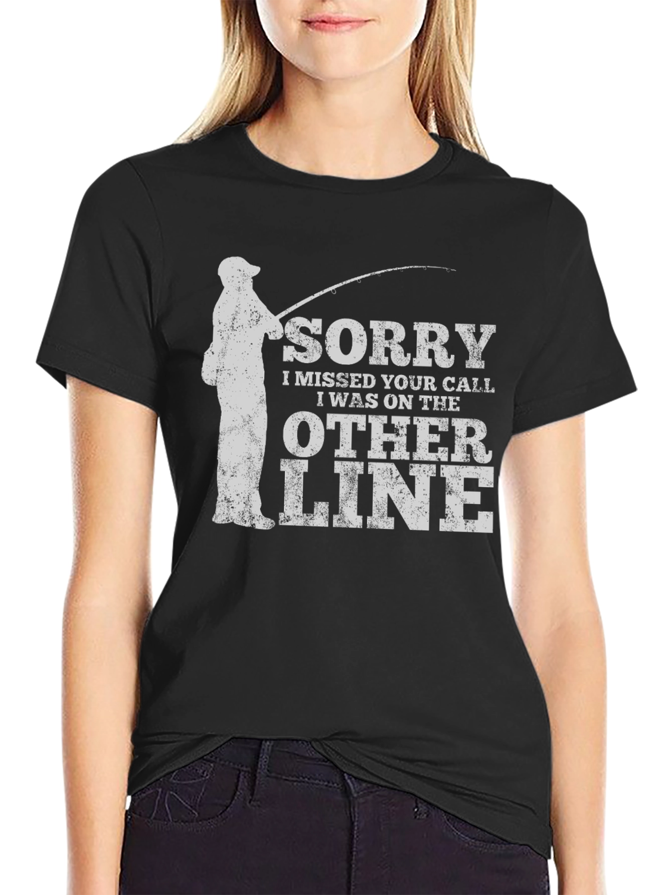 Funny Fishing T-Shirt: Sorry I Missed Your Call