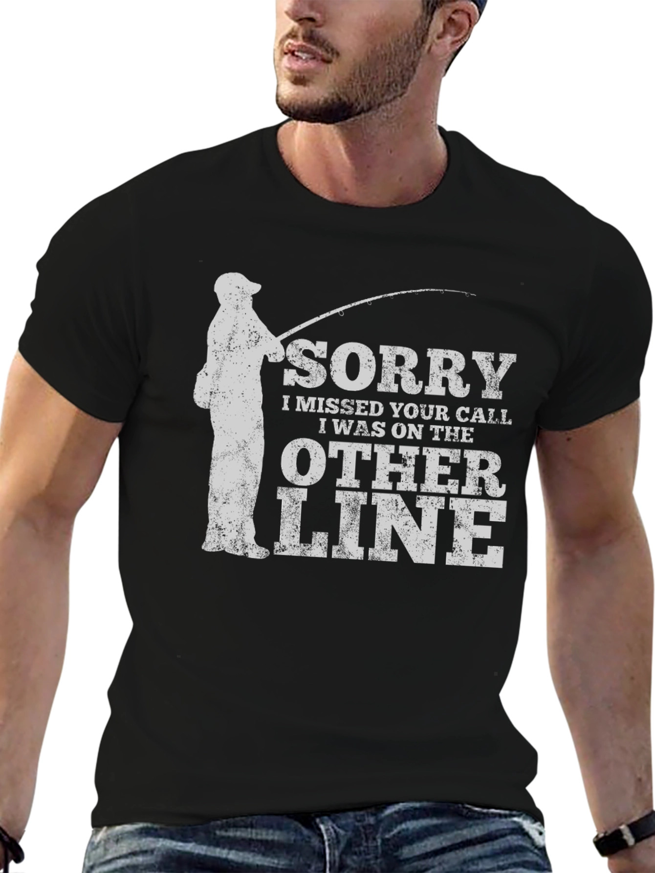 Funny Fishing T-Shirt: Sorry I Missed Your Call