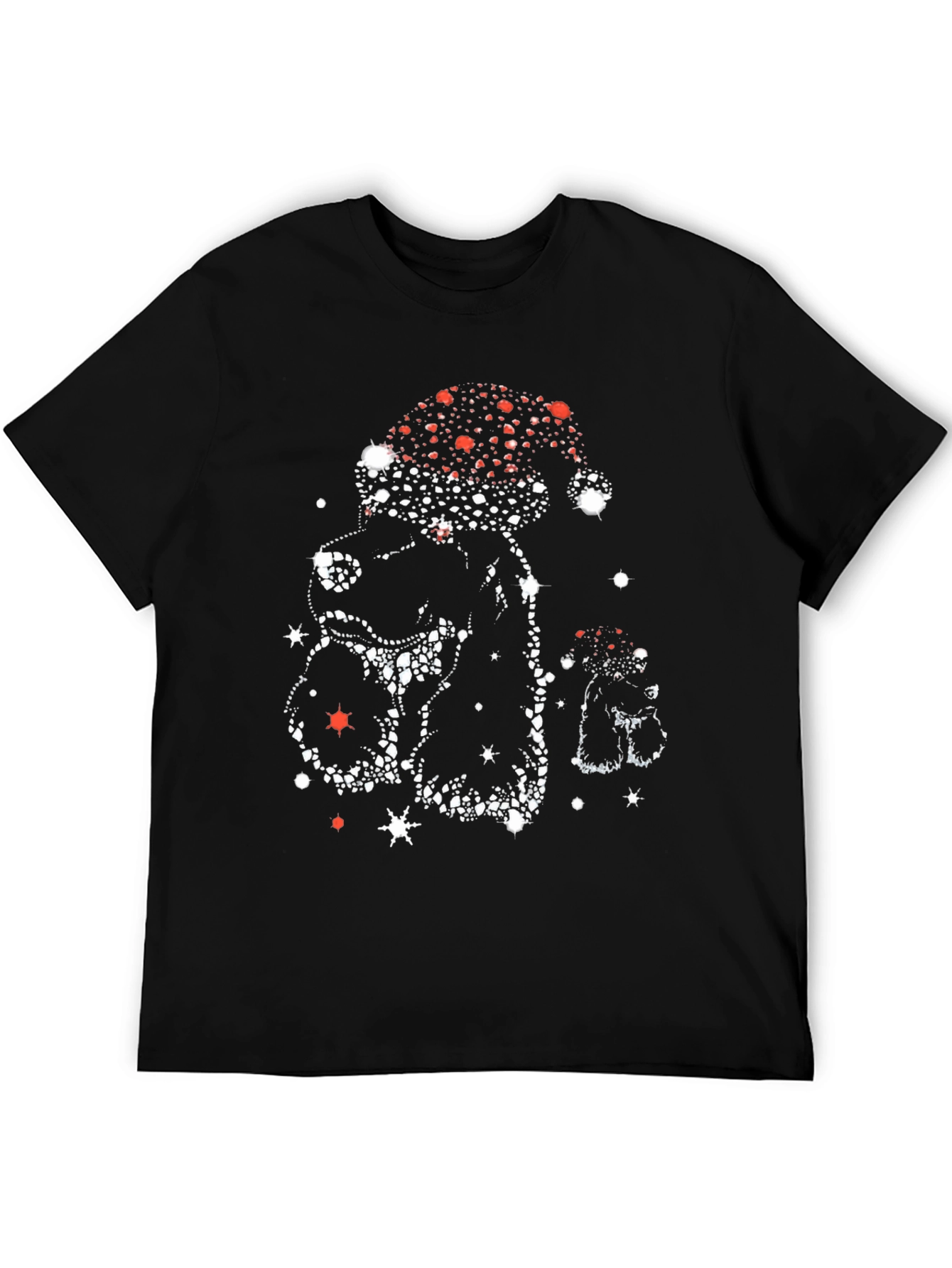 Festive Santa Dog T-Shirt