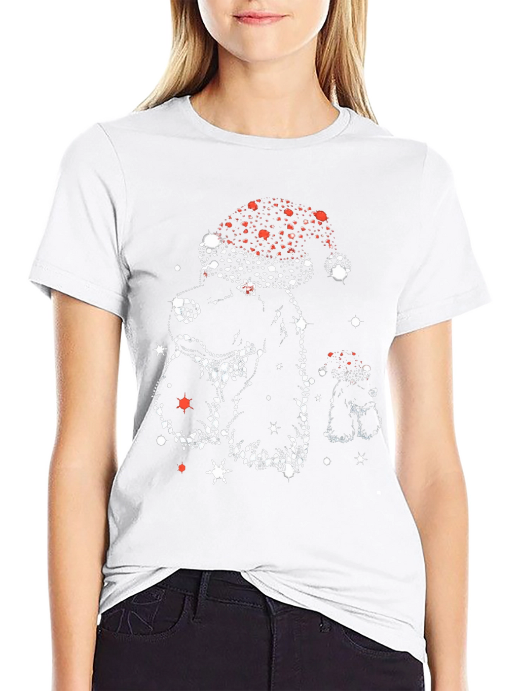 Festive Santa Dog T-Shirt