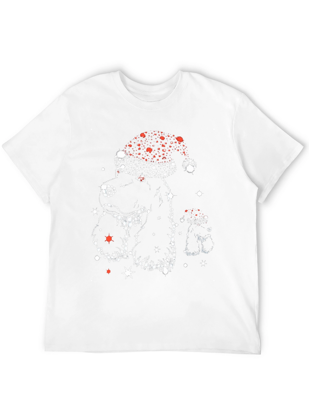 Festive Santa Dog T-Shirt