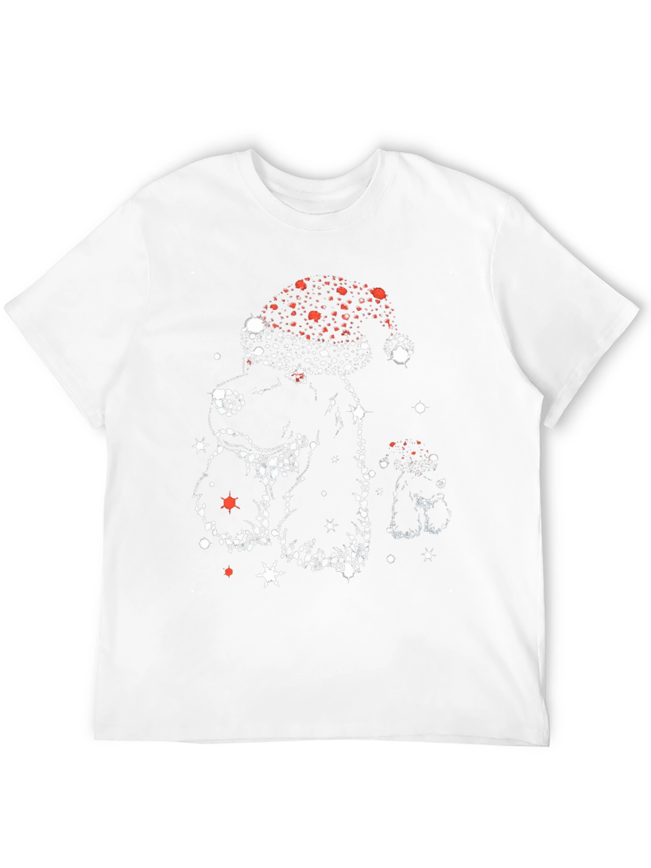 Festive Santa Dog T-Shirt