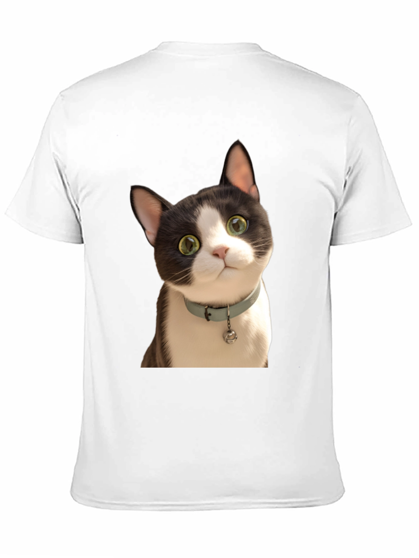 Cute Cat Graphic T-Shirt - Unisex Black Tee