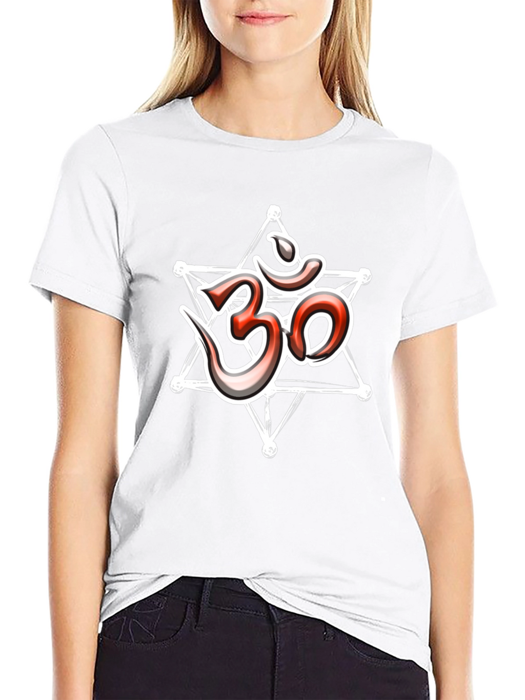 Om Symbol Graphic Tee - Stylish Spiritual T-Shirt