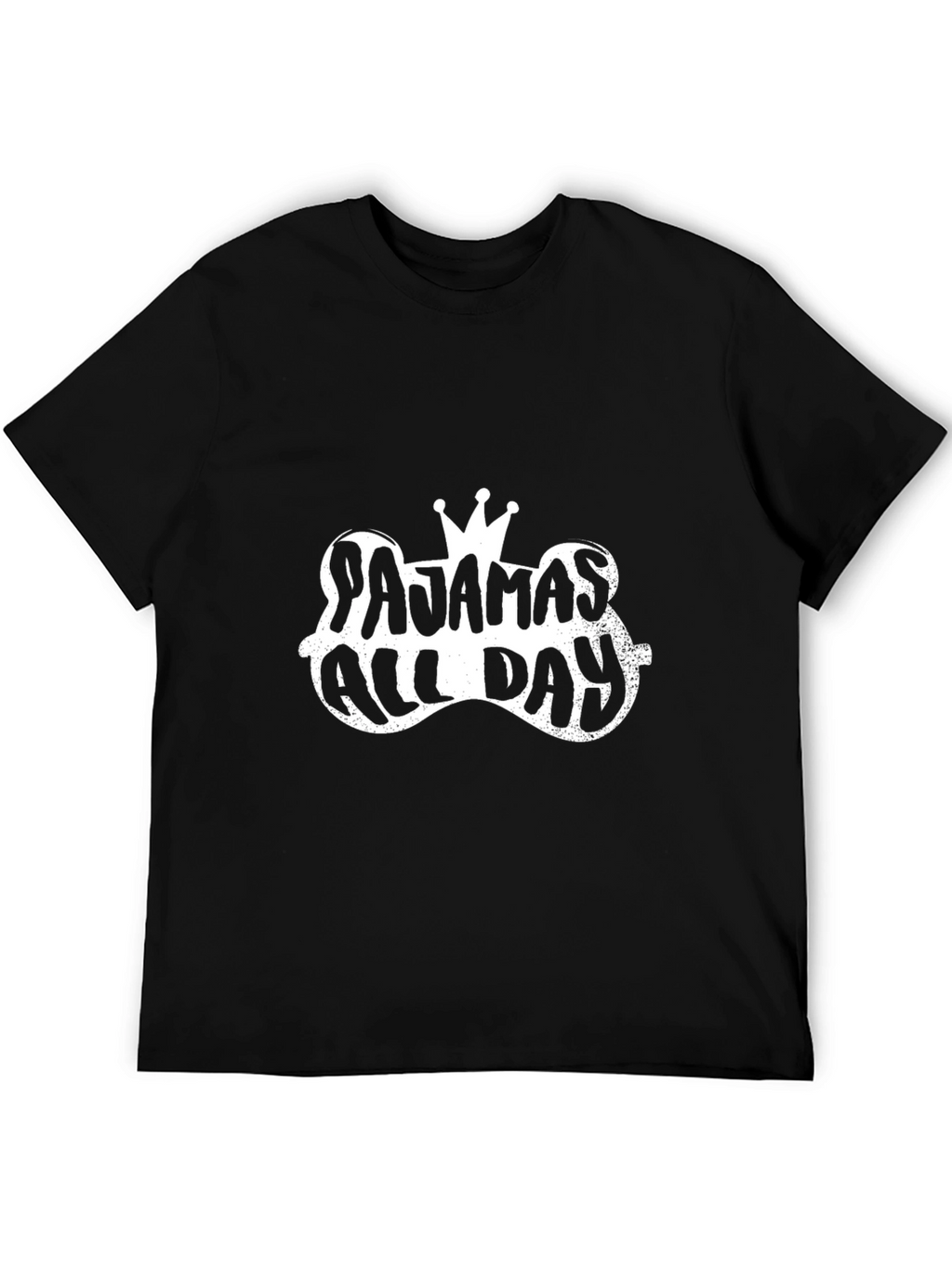 Pajamas All Day Graphic Tee - Black
