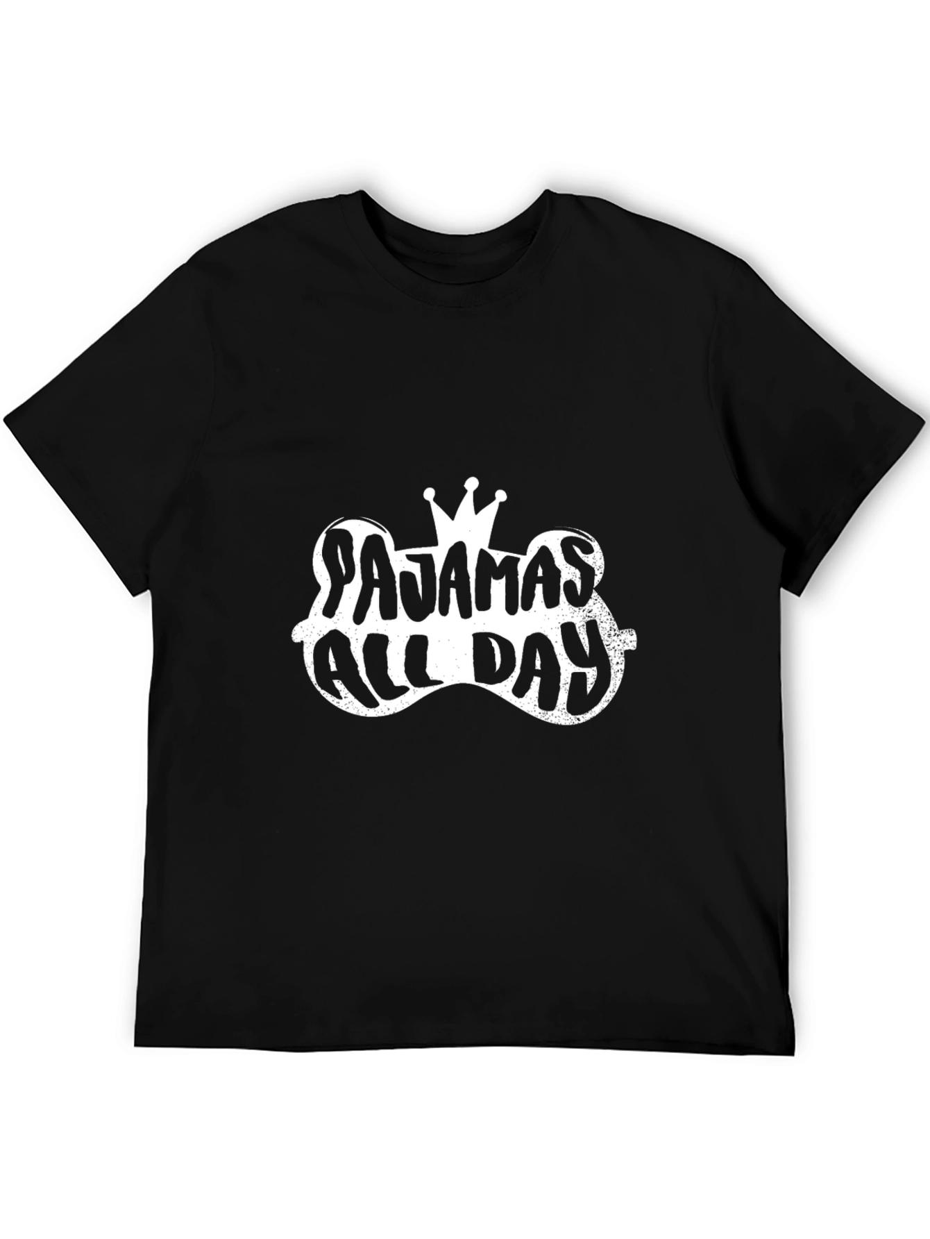 Pajamas All Day Graphic Tee - Black