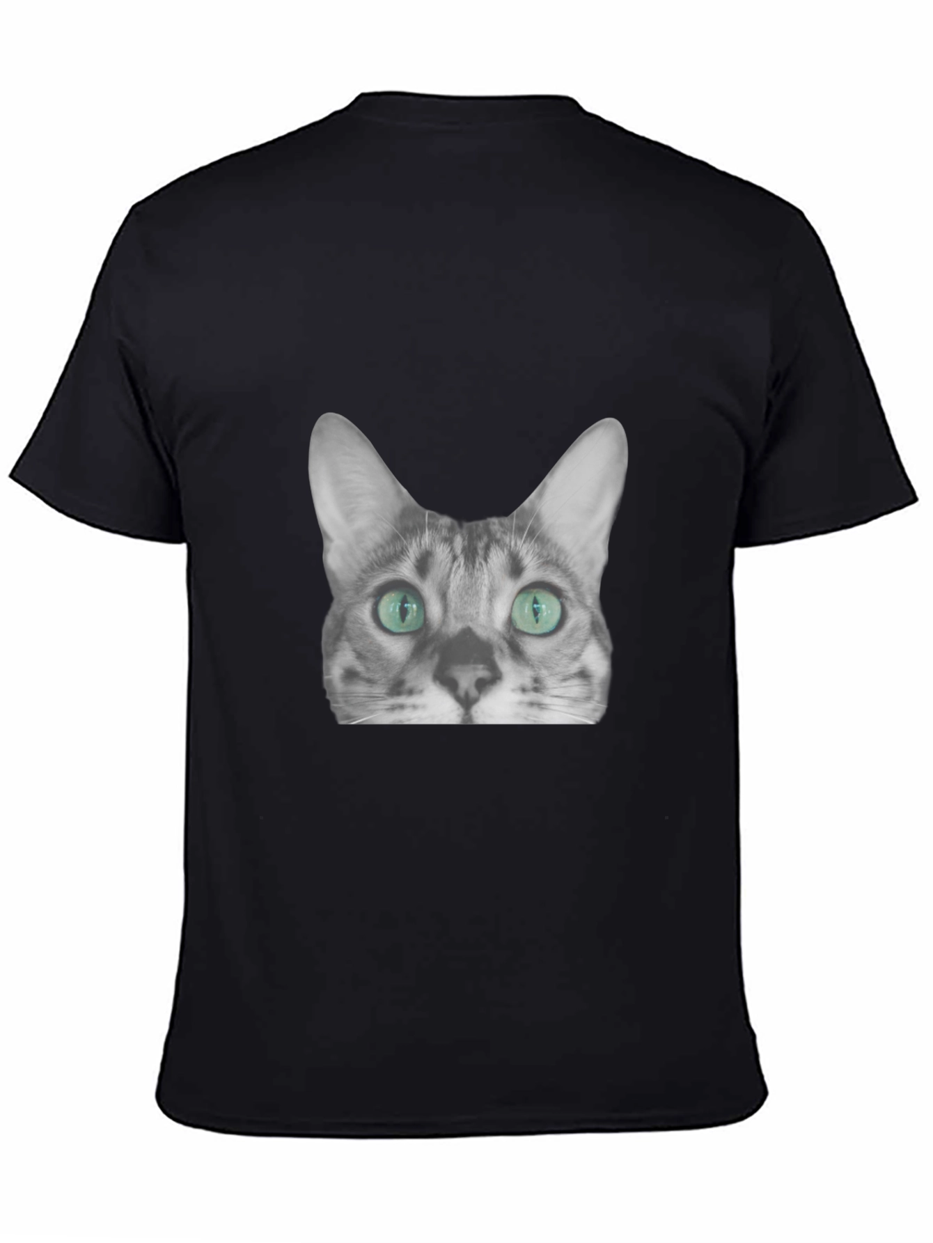 Cool Cat Graphic Tee - Black