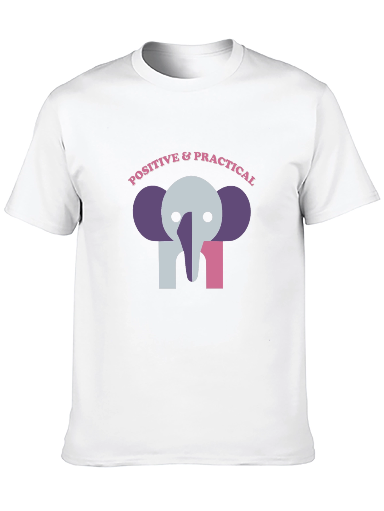 Positive & Practical Elephant Graphic Tee