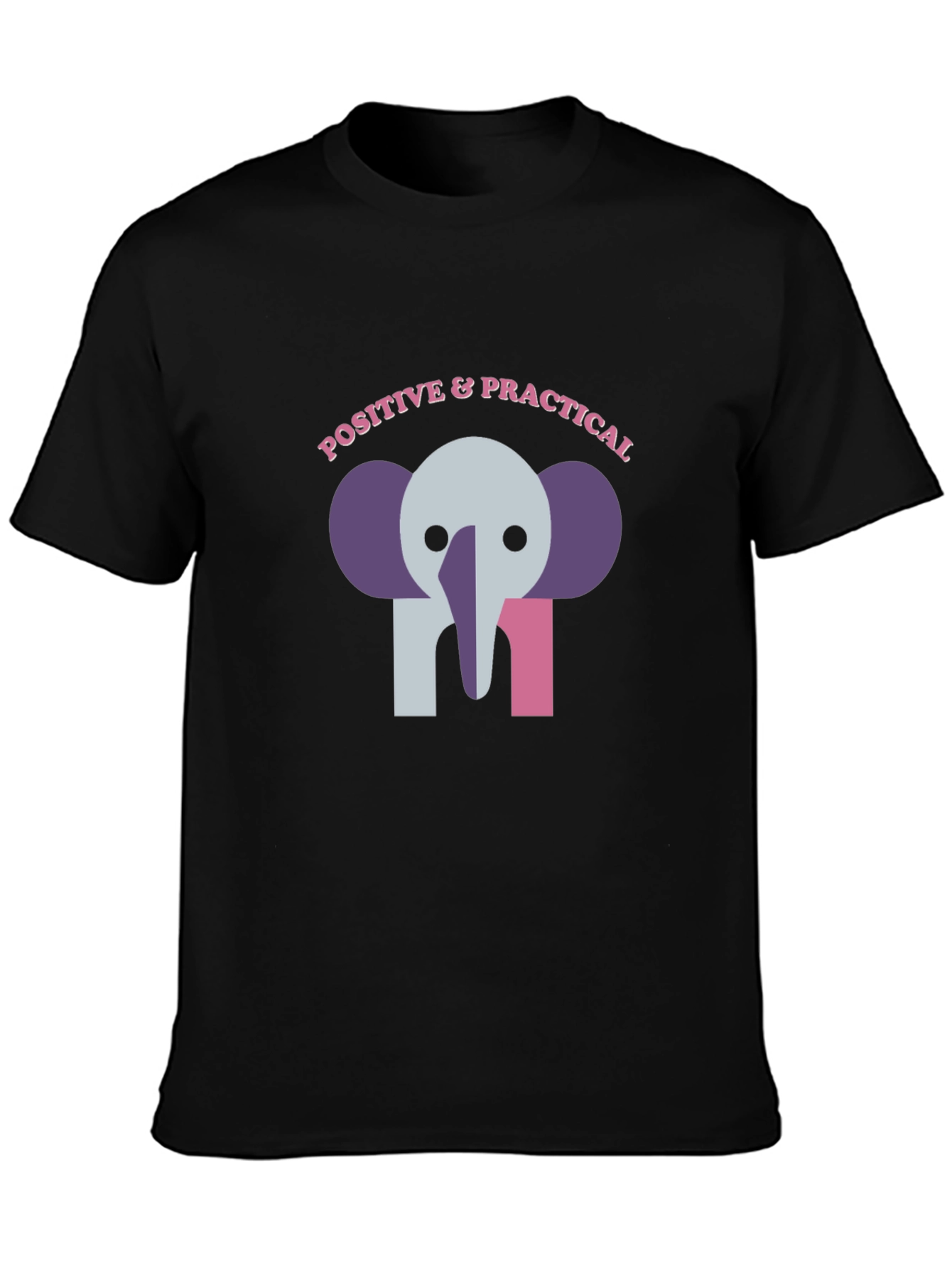 Positive & Practical Elephant Graphic Tee