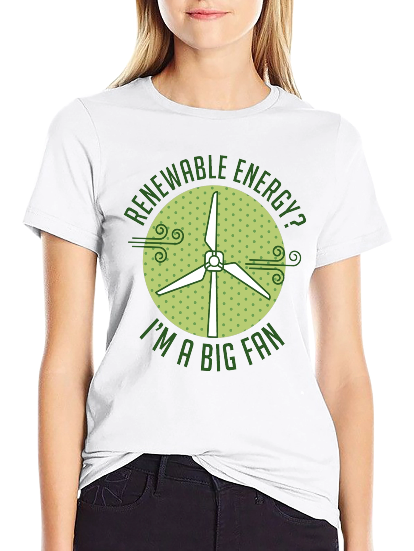 Renewable Energy Fan Graphic T-Shirt