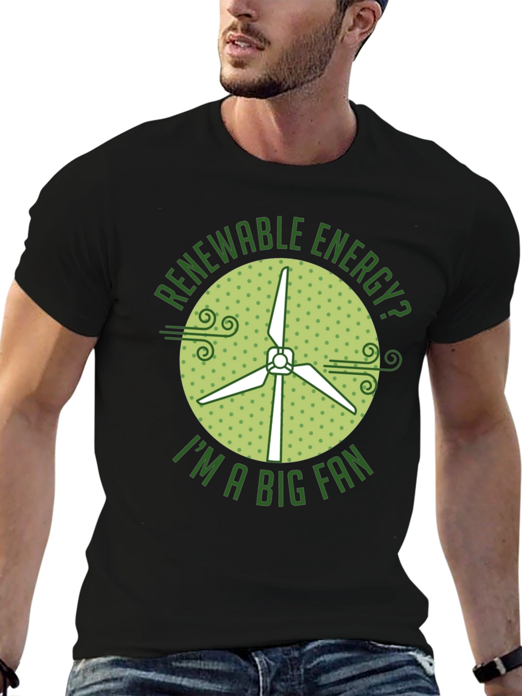 Renewable Energy Fan Graphic T-Shirt