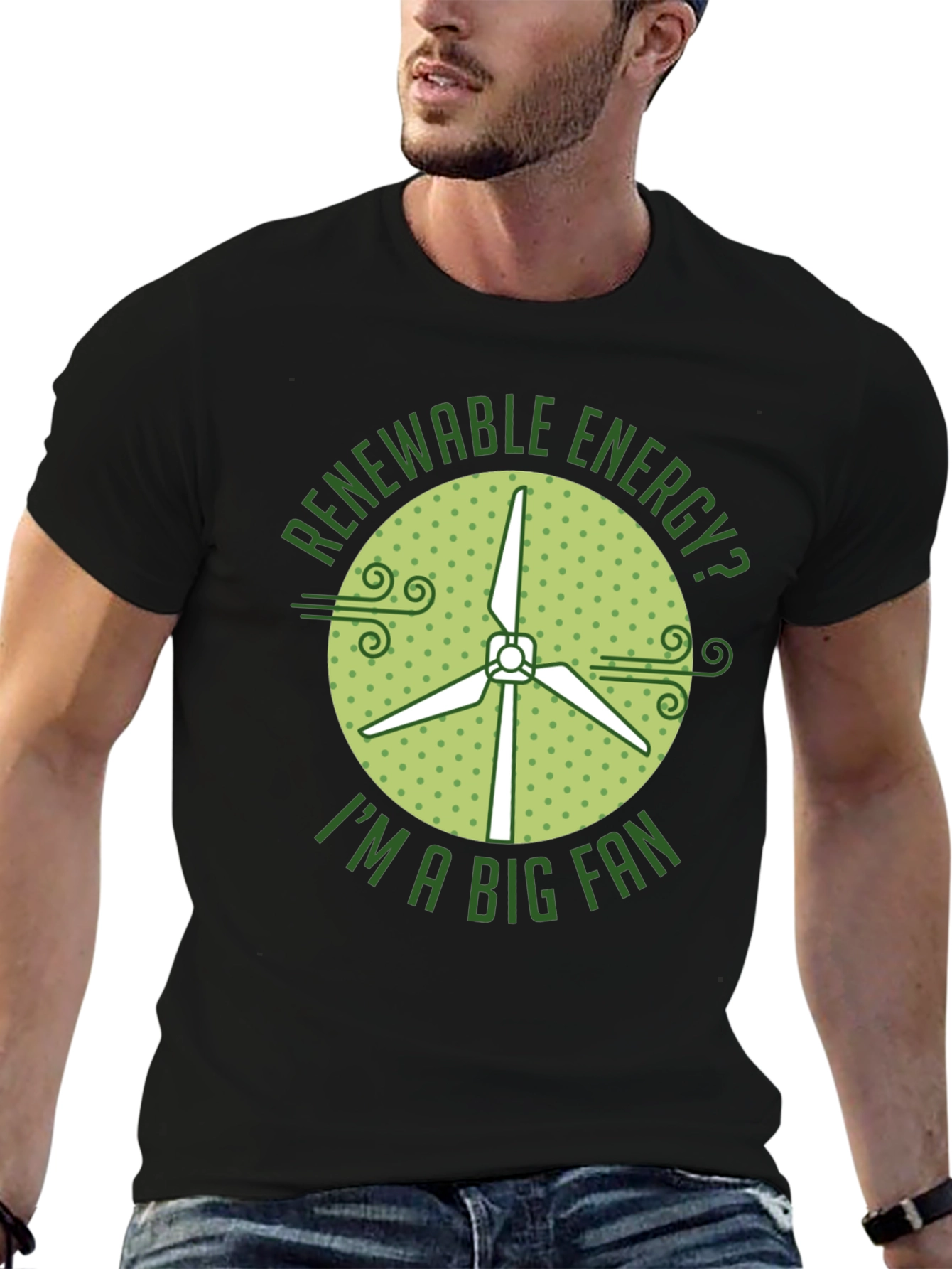 Renewable Energy Fan Graphic T-Shirt