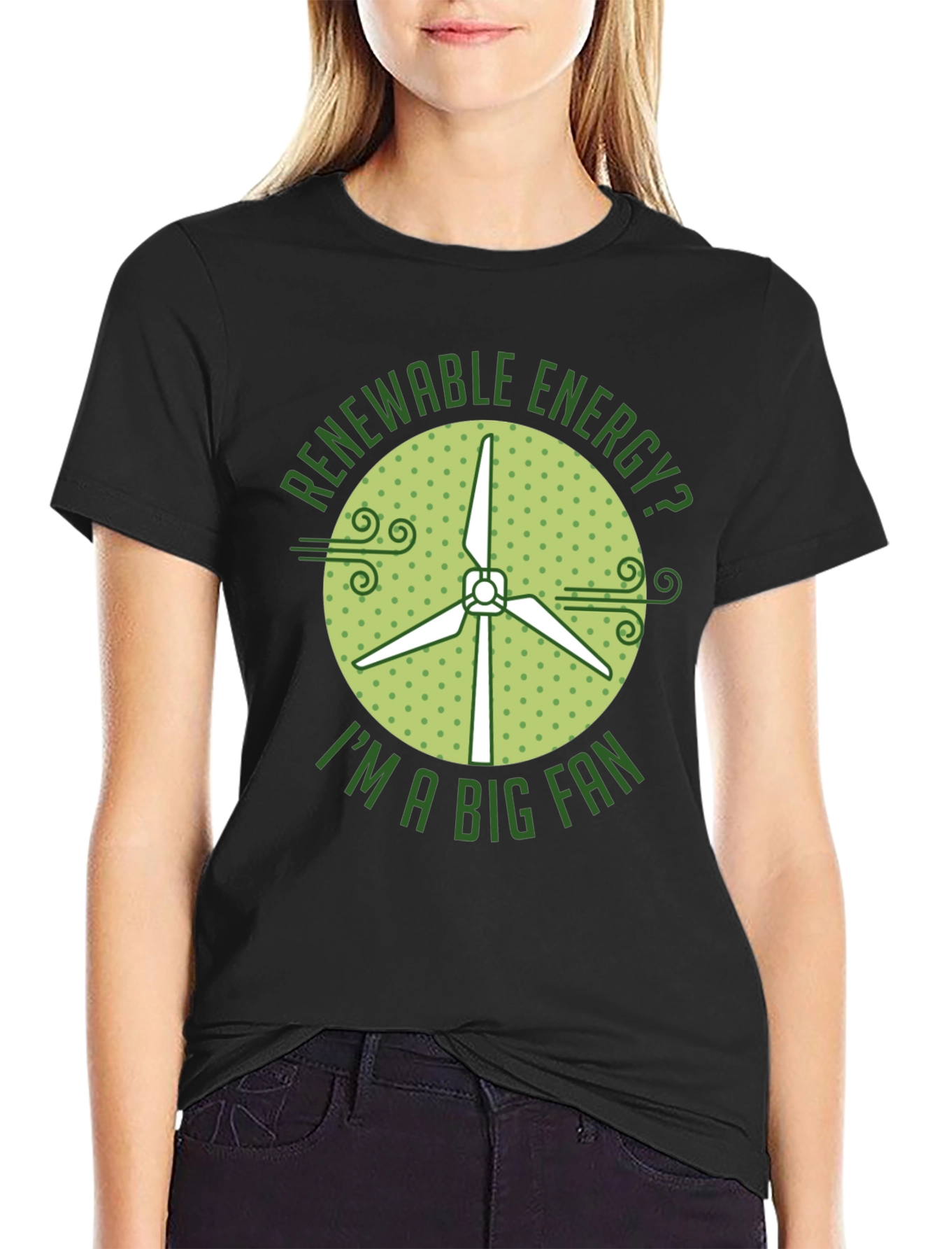 Renewable Energy Fan Graphic T-Shirt