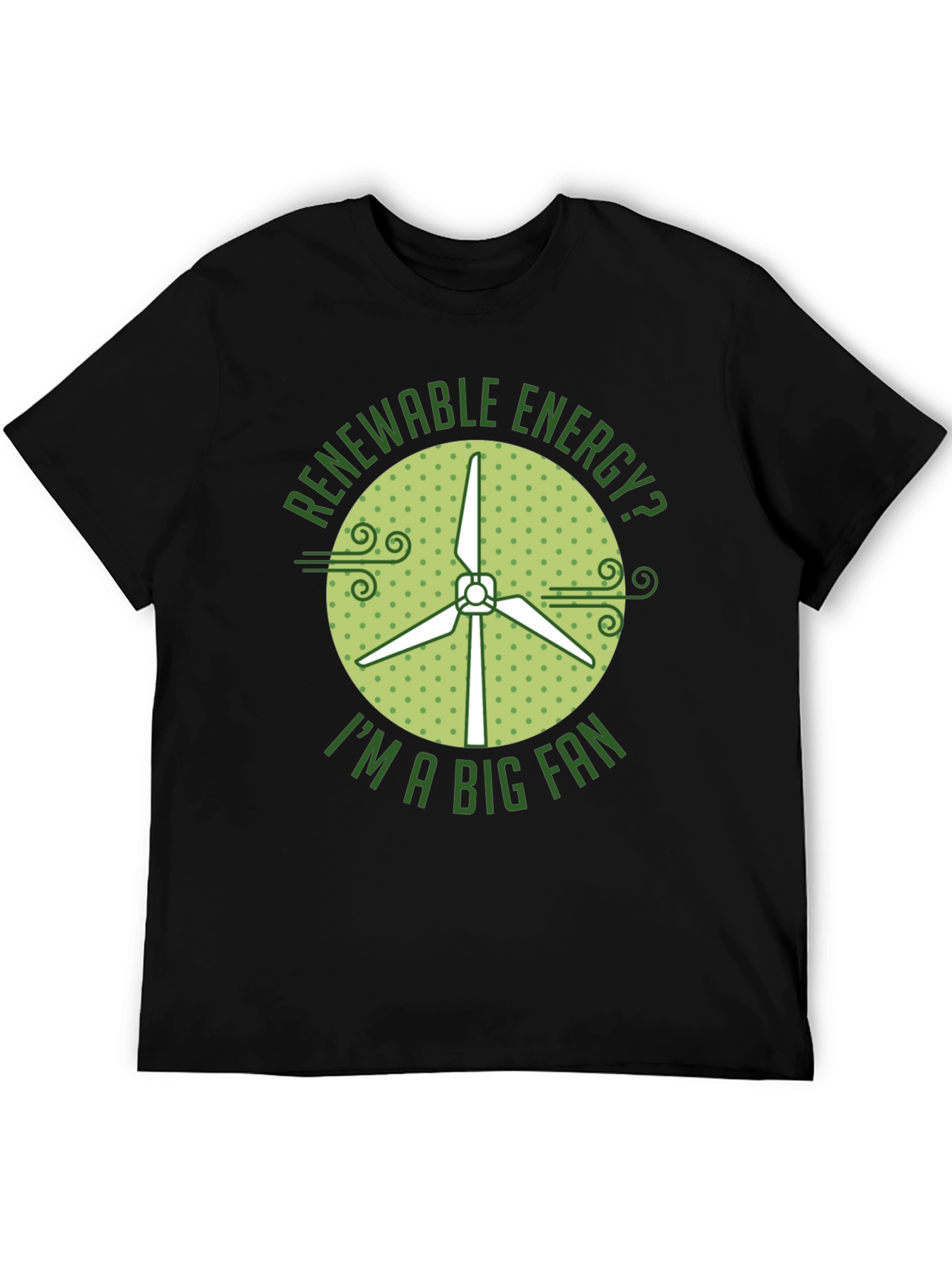 Renewable Energy Fan Graphic T-Shirt