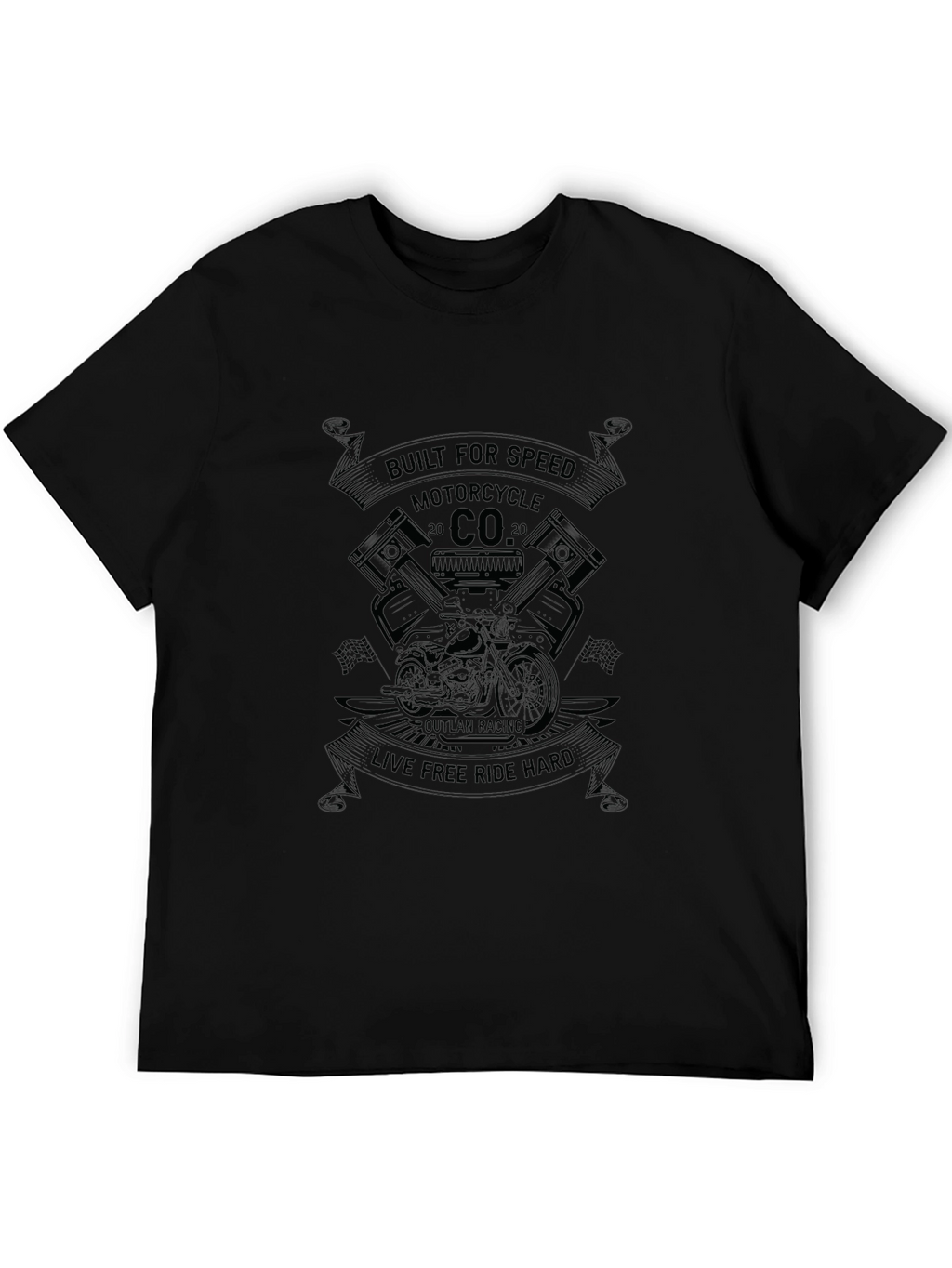 Built for Speed Motorcycle Graphic T-Shirt