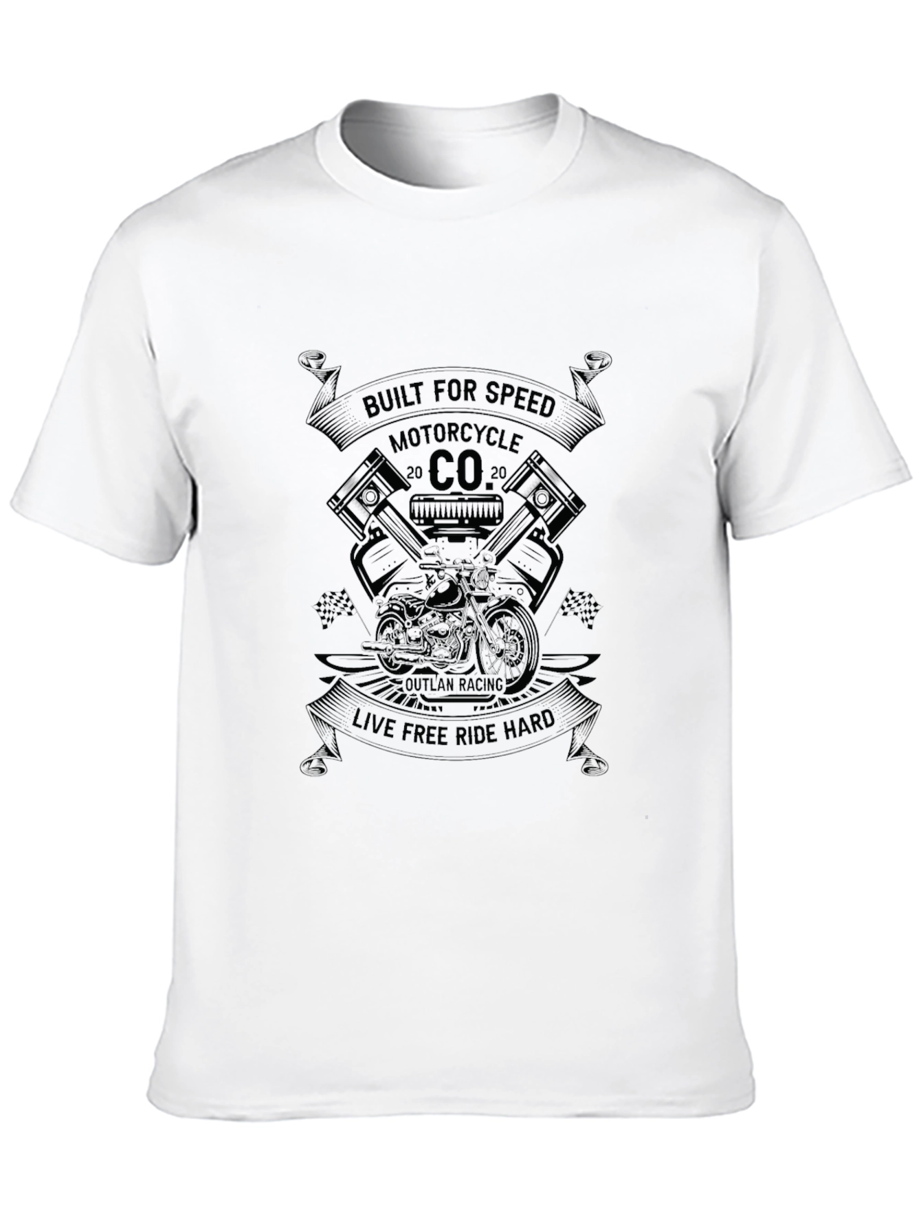 Built for Speed Motorcycle Graphic T-Shirt