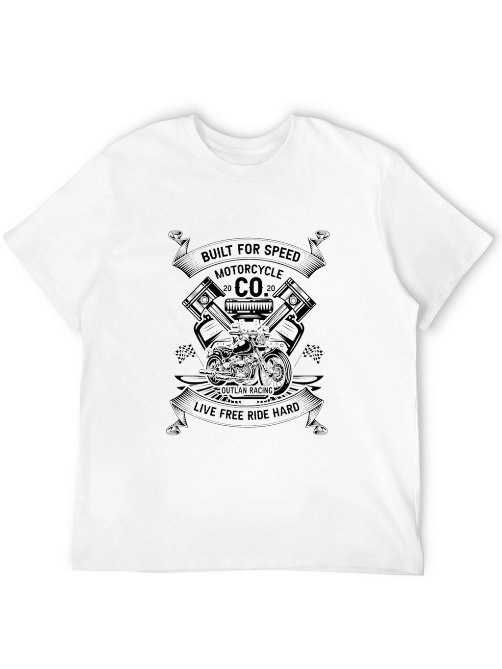 Built for Speed Motorcycle Graphic T-Shirt