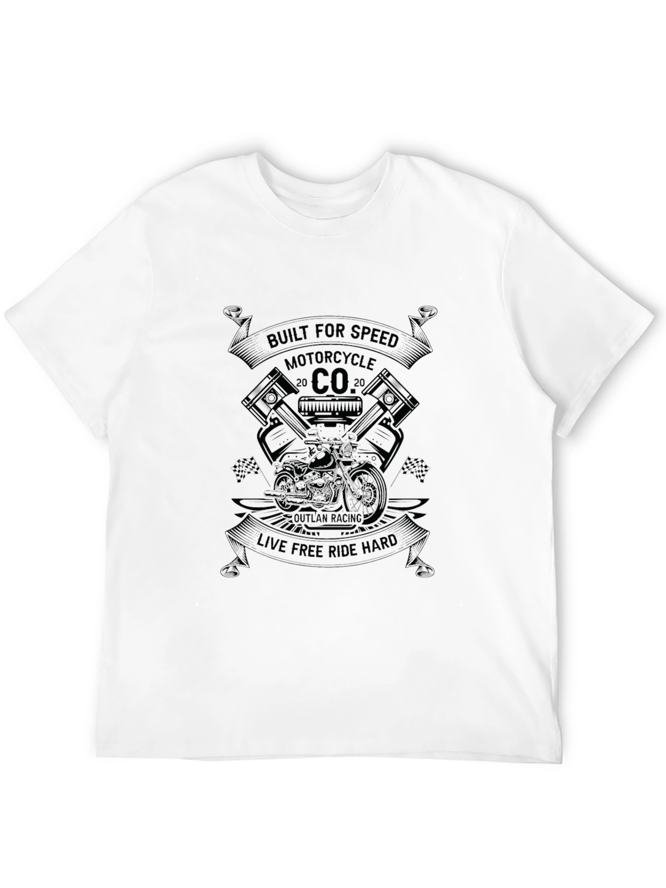 Built for Speed Motorcycle Graphic T-Shirt