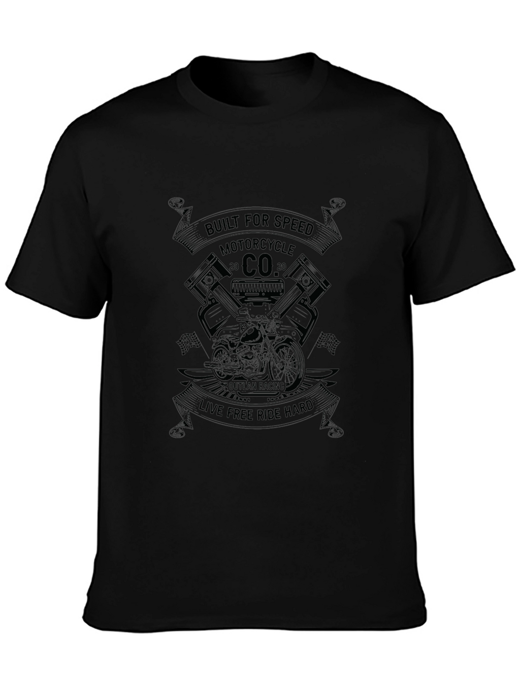 Built for Speed Motorcycle Graphic T-Shirt