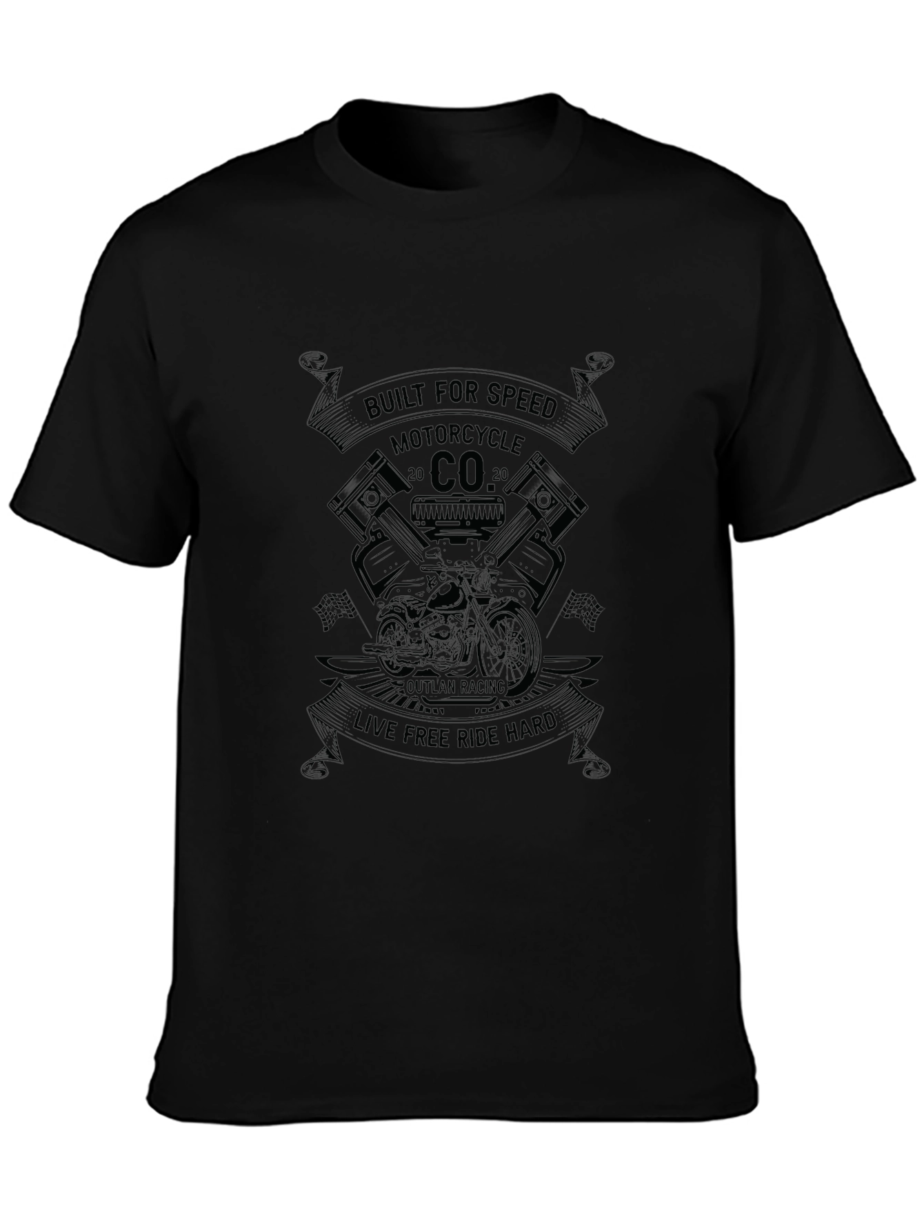 Built for Speed Motorcycle Graphic T-Shirt