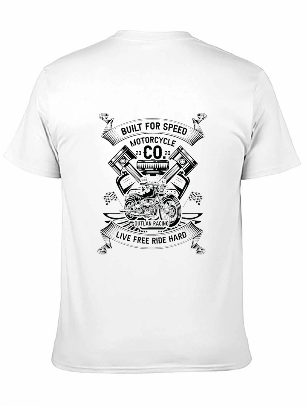 Built for Speed Motorcycle Graphic T-Shirt