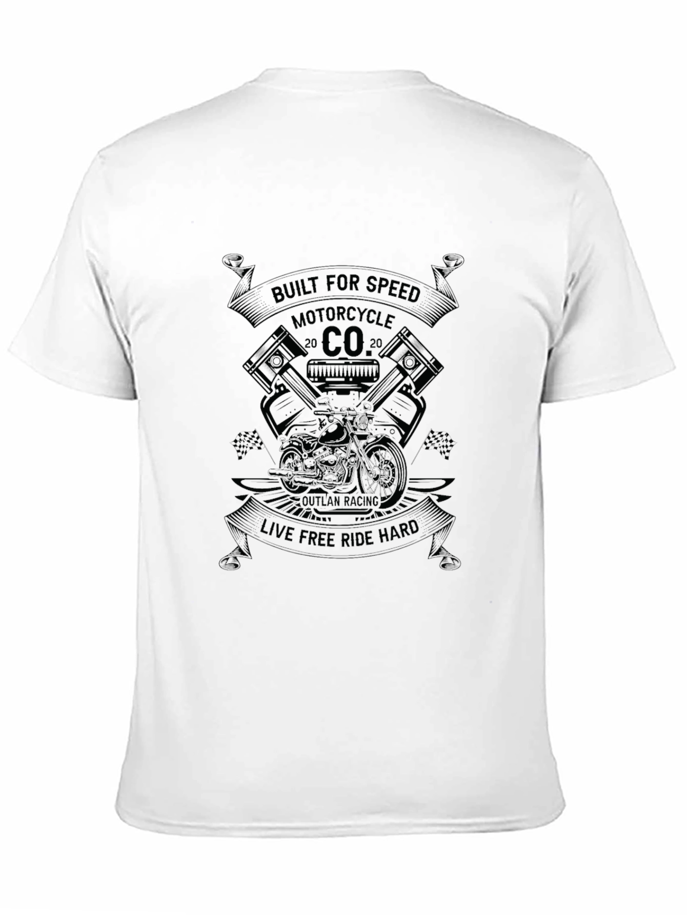 Built for Speed Motorcycle Graphic T-Shirt