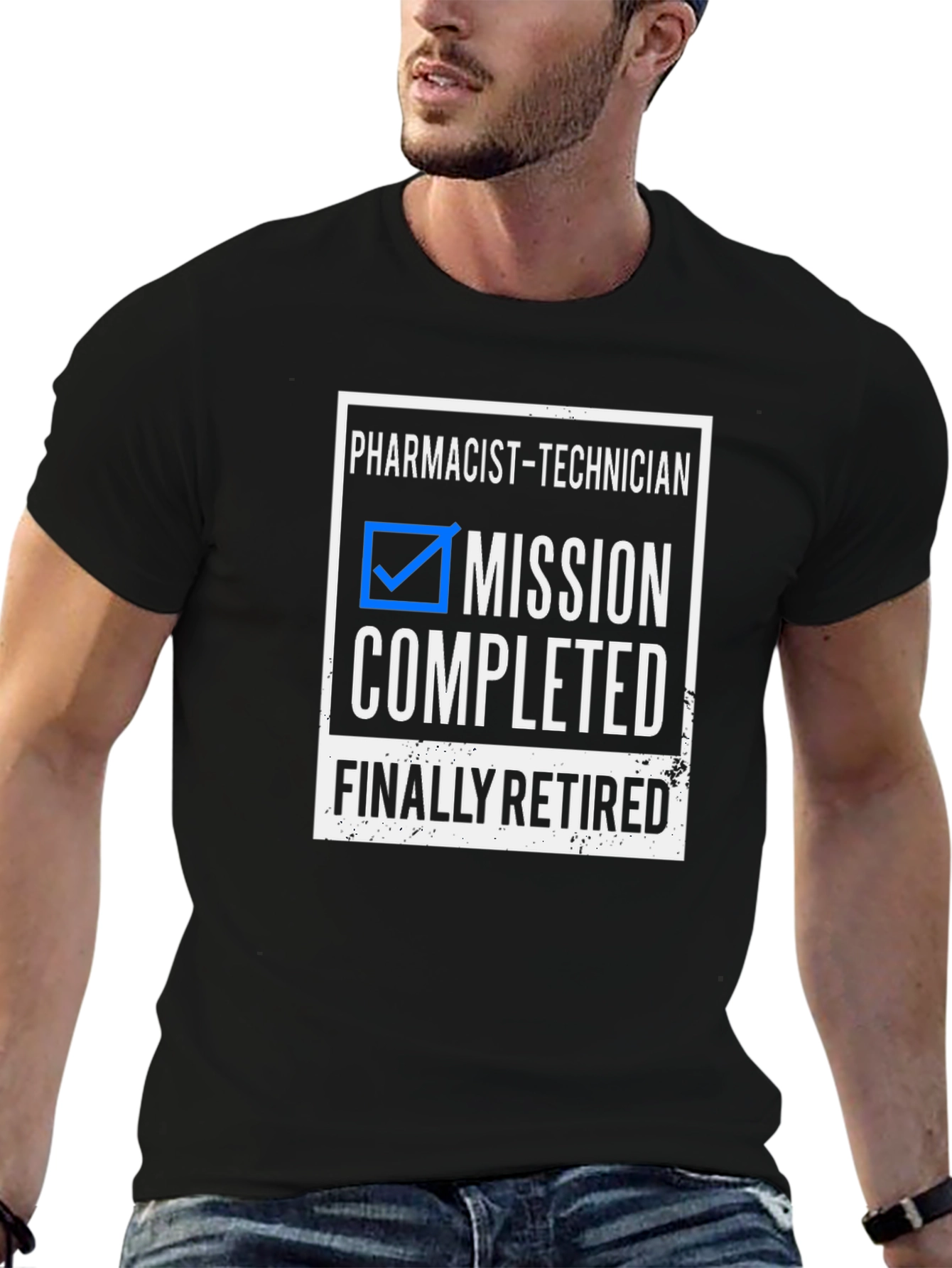 Pharmacist Technician Mission Completed Retired T-Shirt