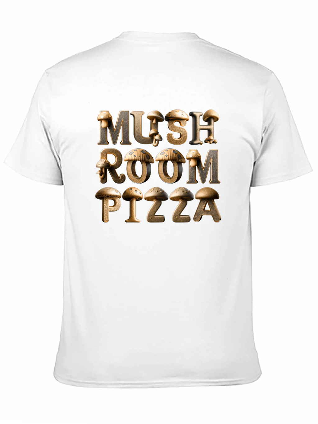 Mushroom Pizza Graphic Tee - Unique Design!