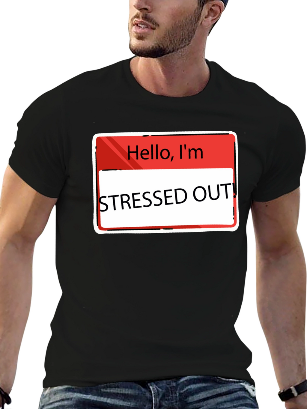 Stressed Out T-Shirt - Funny Slogan Tee