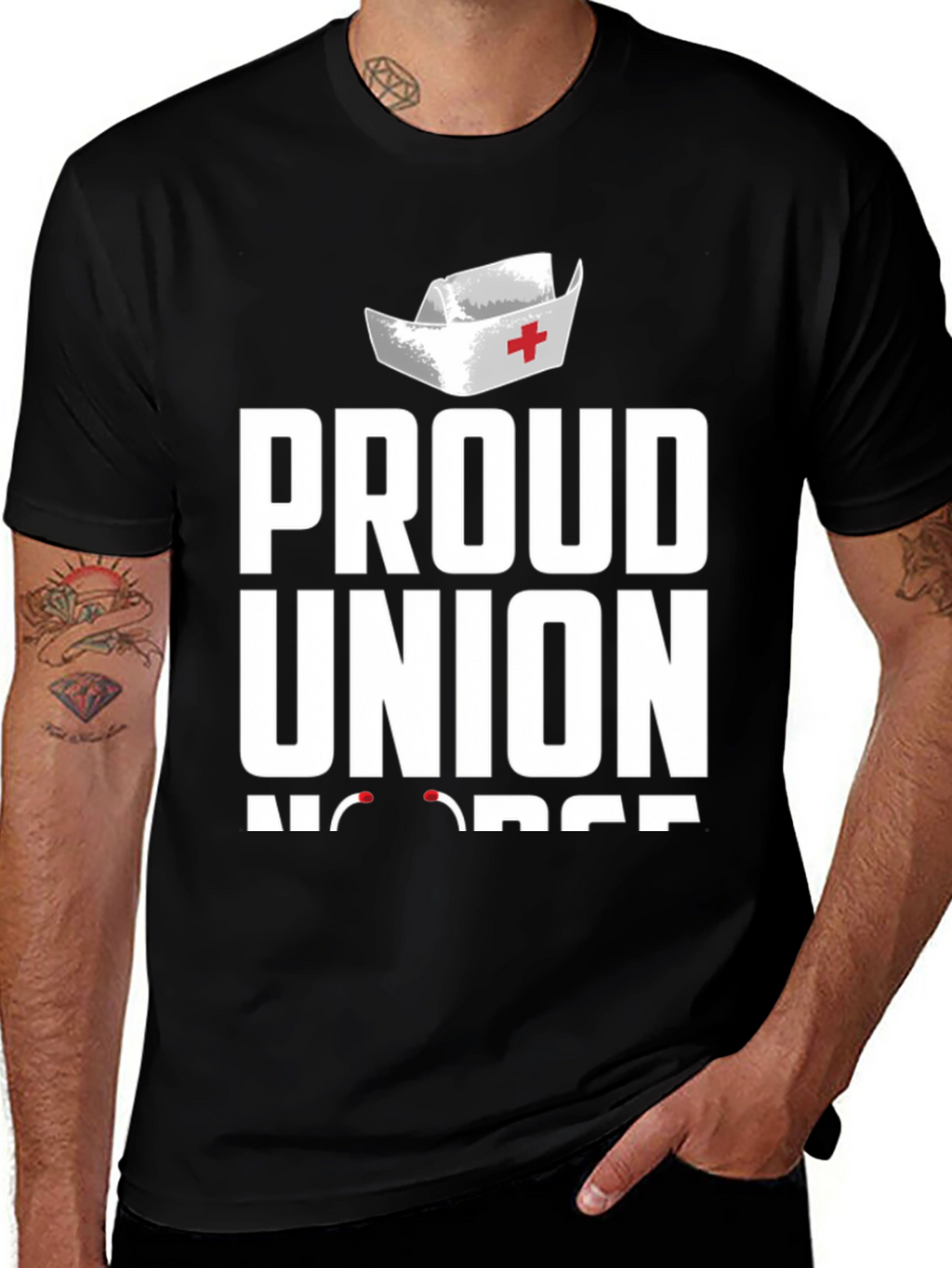 Proud Union Nurse T-Shirt