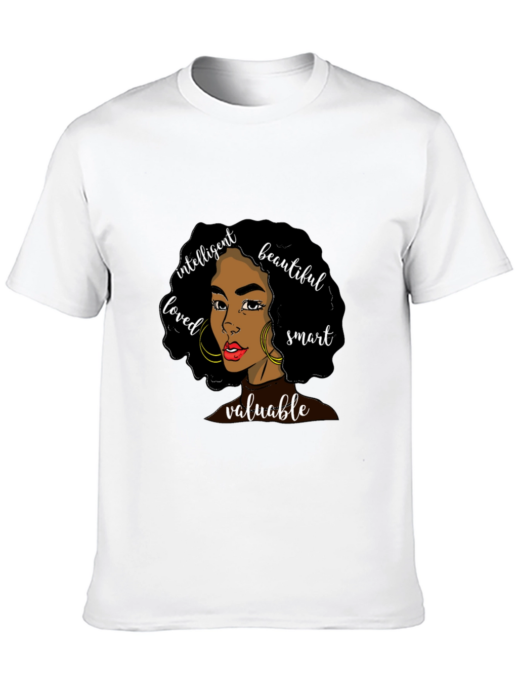 Empowered Woman Graphic Tee - Black