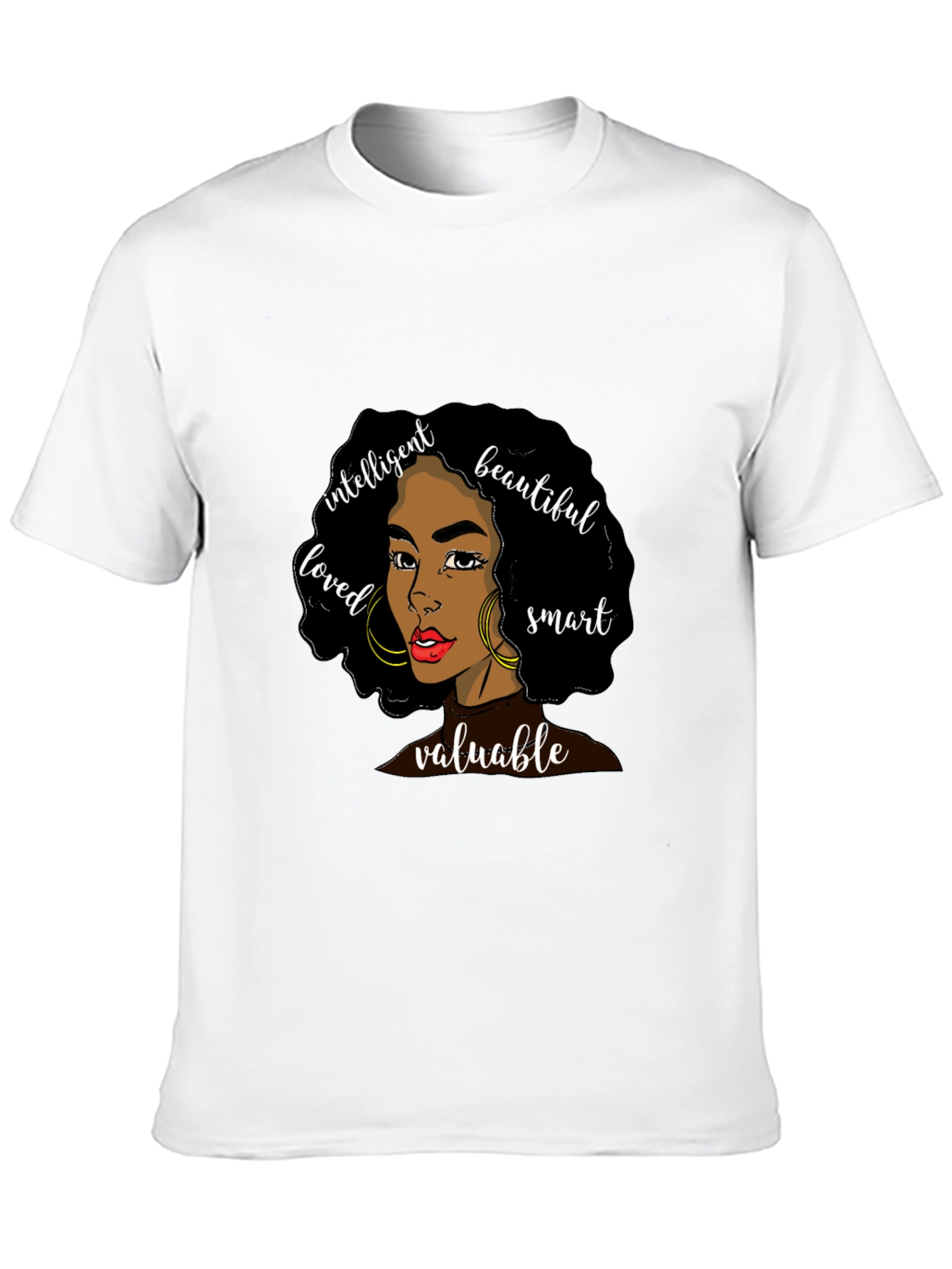 Empowered Woman Graphic Tee - Black