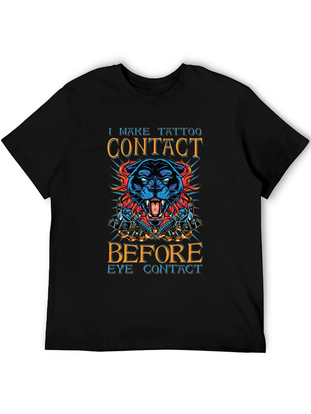 Tattoo Contact T-Shirt - Unique Graphic Tee