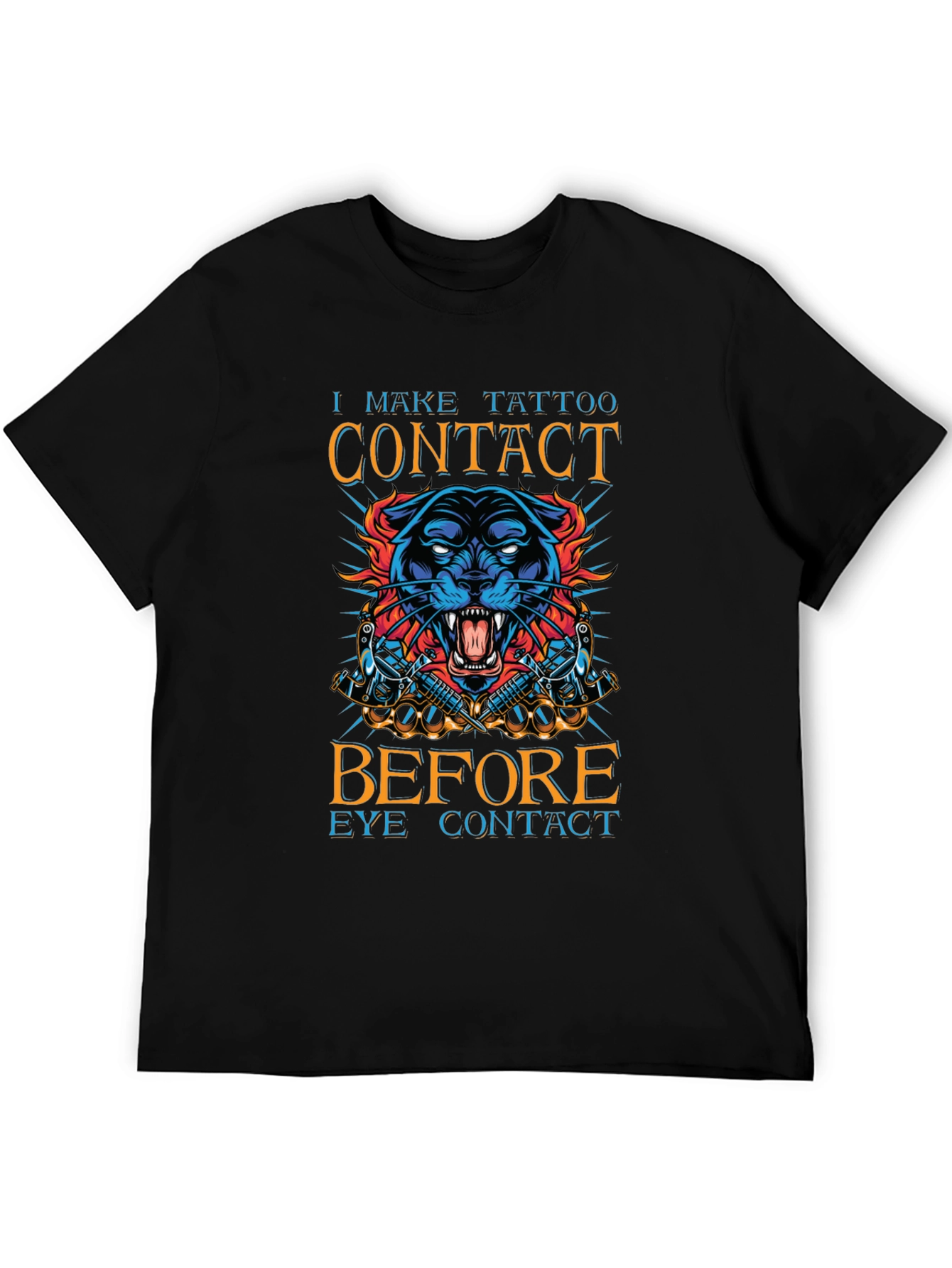 Tattoo Contact T-Shirt - Unique Graphic Tee