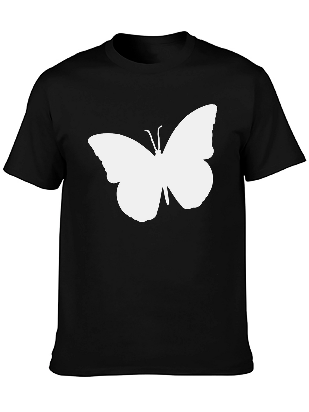 Butterfly Graphic Tee - Mens Black T-Shirt