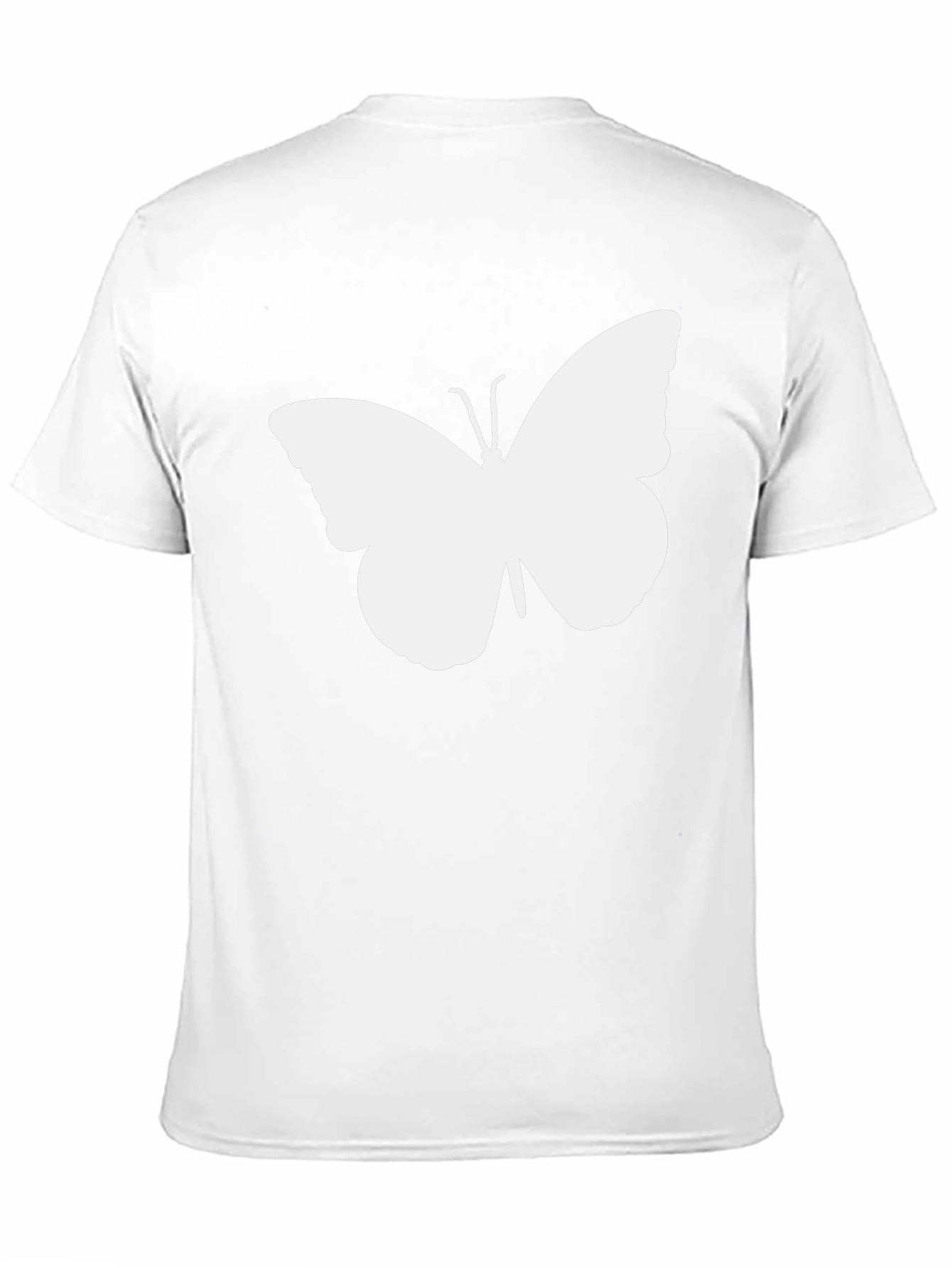 Butterfly Graphic Tee - Mens Black T-Shirt