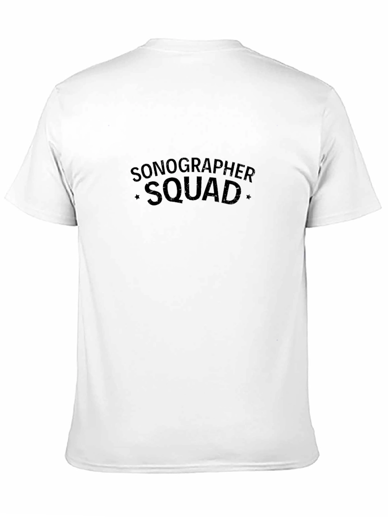 Sonographer Squad T-Shirt - Comfortable Black Tee