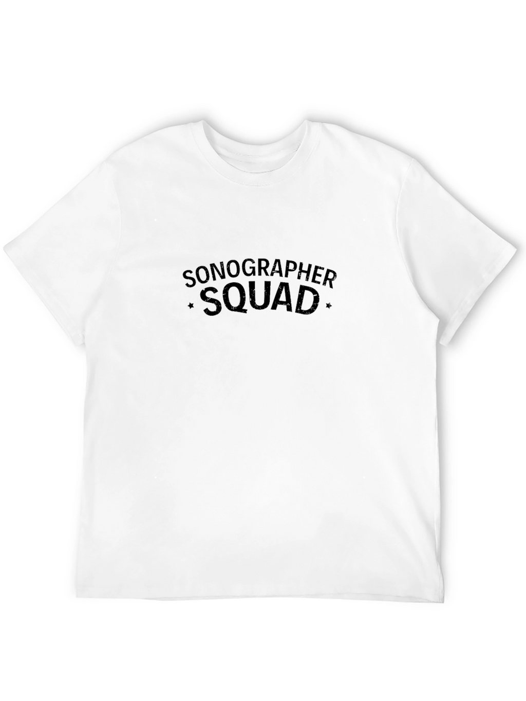 Sonographer Squad T-Shirt - Comfortable Black Tee